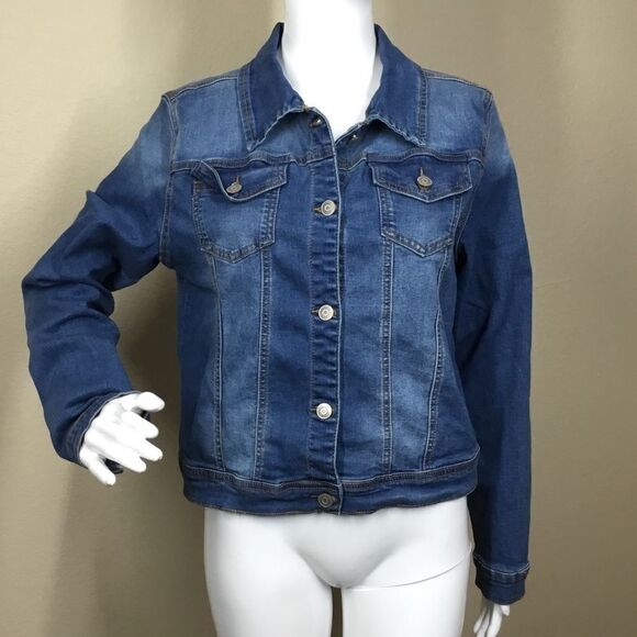 Instar Mode Classic Casual Vintage Jean Jacket A2 - Picture 1 of 6